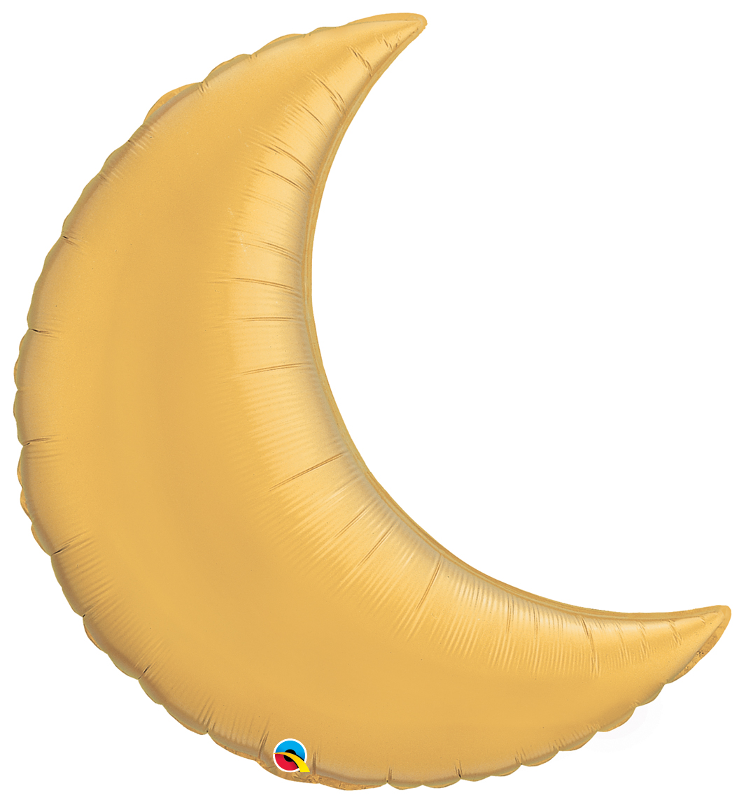 9" Crescent Moon-Gold-5ct - Click Image to Close